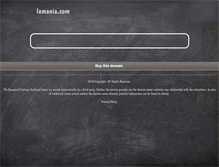 Tablet Screenshot of lamania.com